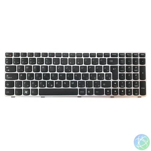 Használt notebook billentyűzet, Lenovo MP-10A36HU-6863, pezsgő szín, HU