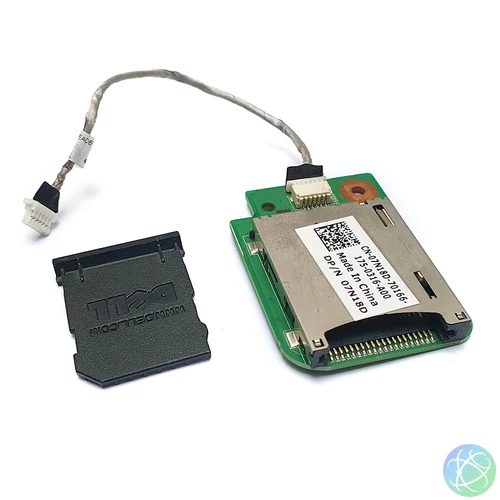 Használt notebook alkatrész, Dell 07N18D SD kártyaolvasó panel + kábel