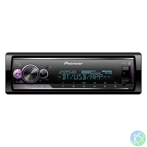 Pioneer MVH-S520BT mechanika nélküli Bluetooth/USB autóhifi fejegység