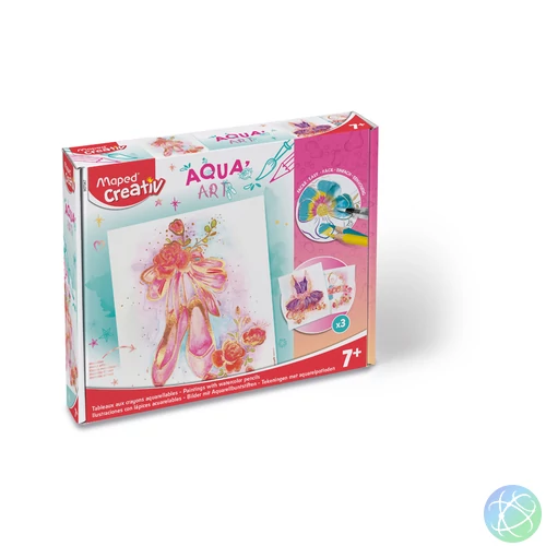 Akvarell festőkészlet, MAPED CREATIV, "Aqua Art", tánc