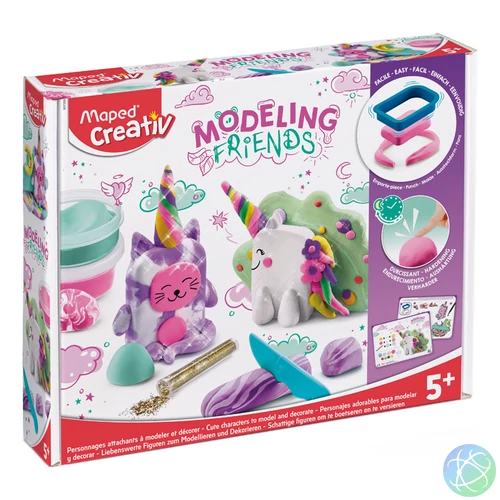 Creativ Modeling Friends Magic modellező gyurma készlet, levegőre száradó