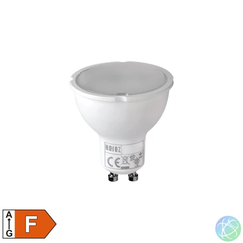LED izzó, GU10, spot (PAR16), 10 W, 800 lm, természetes fehér (4200 K), F, PLUS-10 4200K / GU10