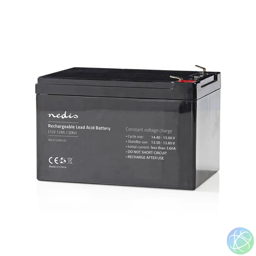 Zselés akkumulátor, 12 mAh, 12 V
