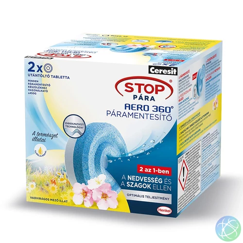 Ceresit Stop Pára aromaterápiás utántöltő tabletta, vadvirágos mező, 2 db