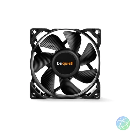  PURE WINGS 2 cooler, 80mm PWM, 1900rpm, 19.2dB, fekete