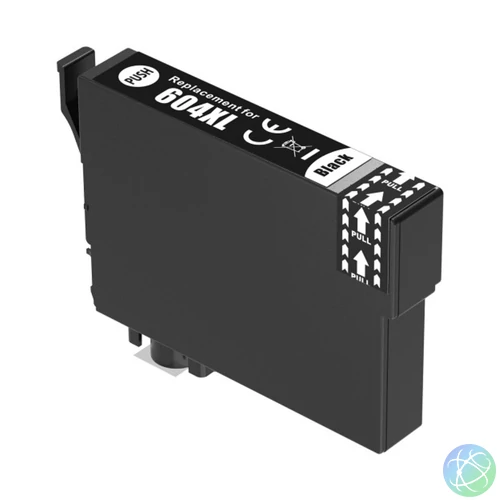 604XL Bk (C13T10H14010) utángyártott festékpatron, fekete