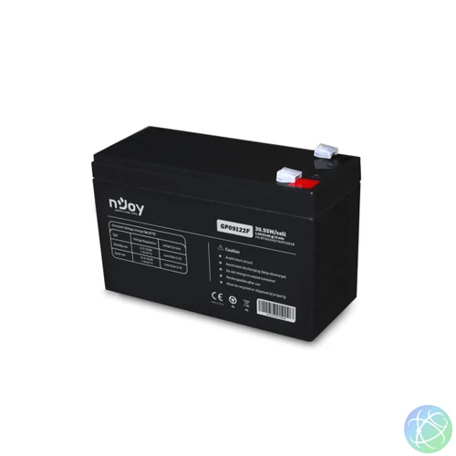 Njoy 12V/9Ah szünetmentes akkumulátor 1db/csomag