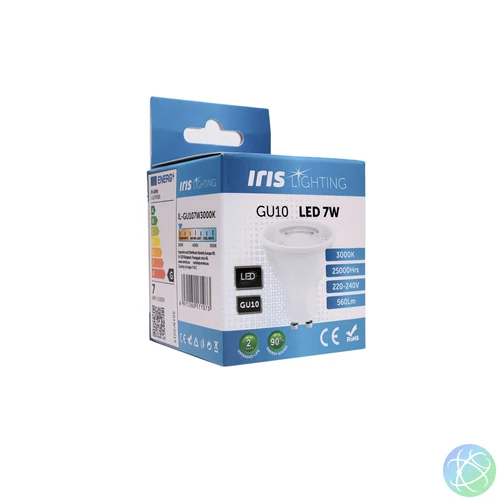 GU107W3000K LED fényforrás, GU10, 7W, 560lm, 3000K 