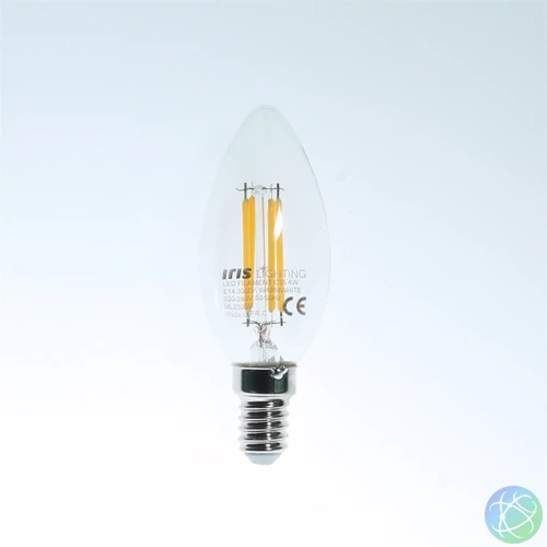 Filament Candle Bulb E14 FLC35 4W/3000K/360lm gyertya LED fényforrás