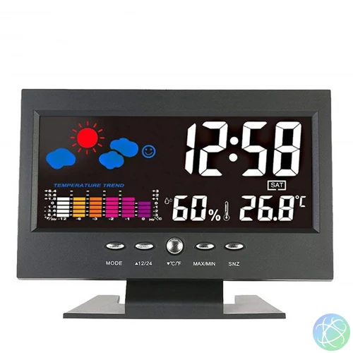 WS-400-B fekete időjárás állomás