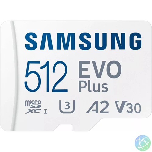 SD kártya 512GB, EVO PLUS, Blue Wave, 160MB/s