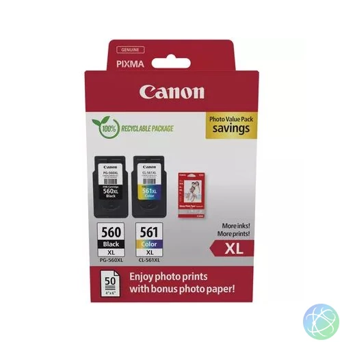 PG-560XL + CL-561XL (3712C008) festékpatron multipack, eredeti csomag