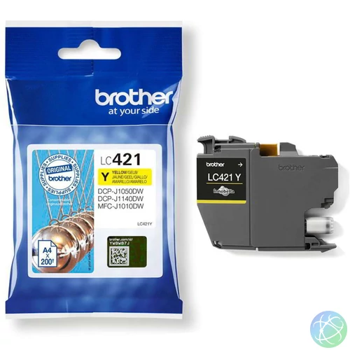 LC-421Y tintapatron eredeti sárga (LC421Y)