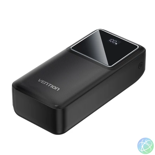 FHMB0 30000mah ,22,5W powerbank fekete színben