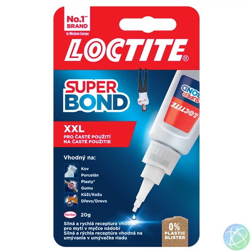 Loctite Super Bond XXL egykomponensű folyékony pillanatragasztó, 20g