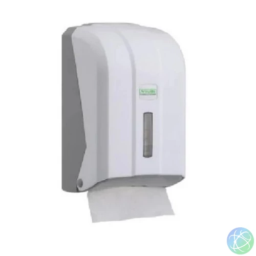 Adagoló toalettpapírhoz hajtogatott műanyag K6Z Vialli fehér