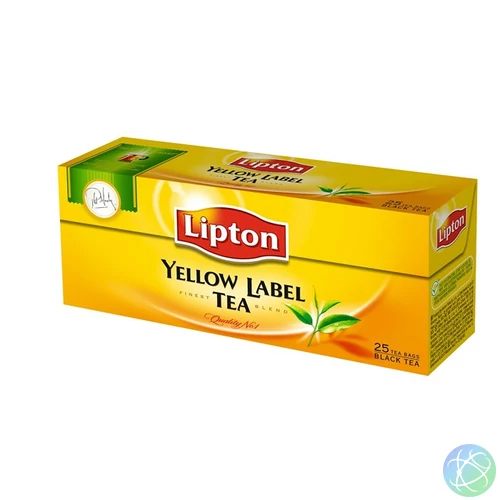 Fekete tea, 25x2 g, LIPTON "Yellow label"
