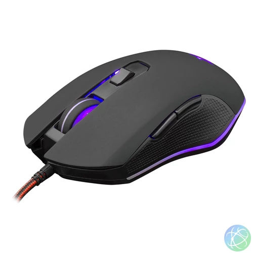 CYRUS GM-3001 3200dpi fekete gamer egér