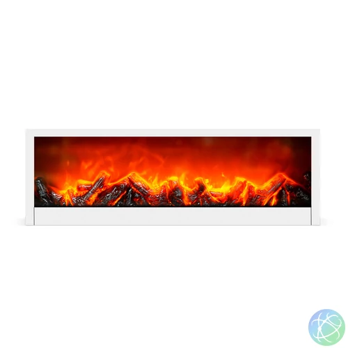 BW2015WH fehér  látványkandalló LED-es lánghatással