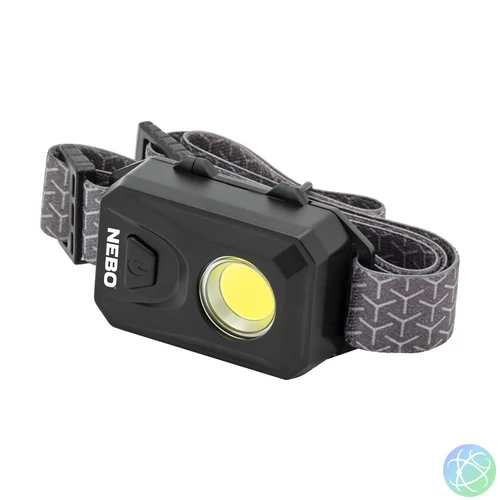 NEB-HLP-7000-G 150 fejlámpa, 150 lumen, COB LED, 3 üzemmód, elemes