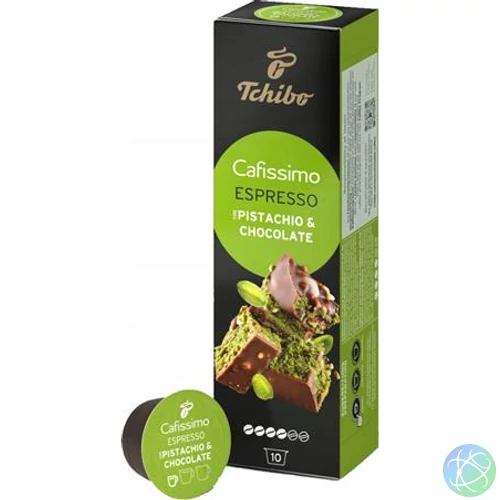 Kávékapszula, 10 db, TCHIBO "Cafissimo Espresso Pistacchio Chocolate"