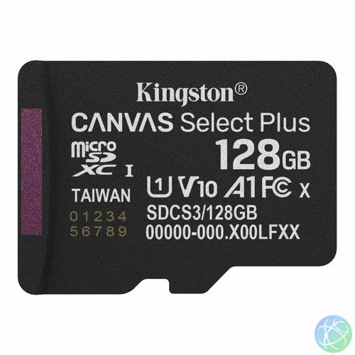 Canvas Select Plus Gen3 128GB (SDCS3/128GBSP) microSDXC memóriakártya, Class 10, UHS-I, A1, V10 