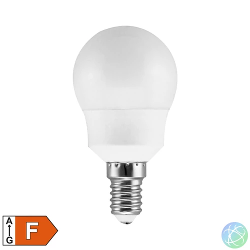 LS-G45-E14-8-WW 8W, E14, 3200k, 800lm mini gömb LED izzó