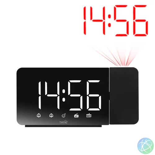 Home LTCRP03 projektorral LED ébresztőóra rádióval