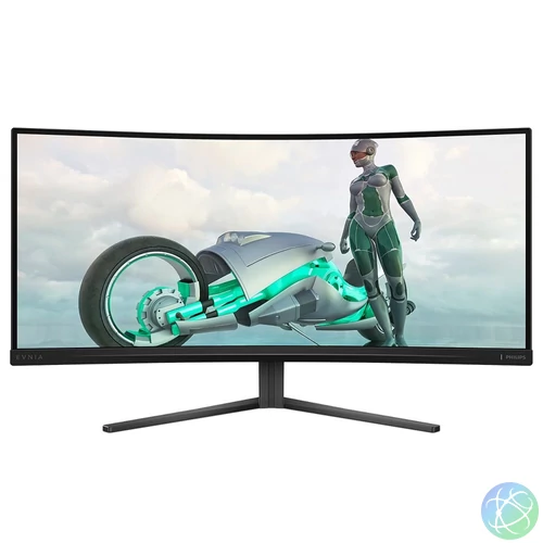 Evnia Curved Fast VA ívelt Gaming monitor (34M2C3500L/00), WQHD 3440×1440, 180Hz, 1ms
