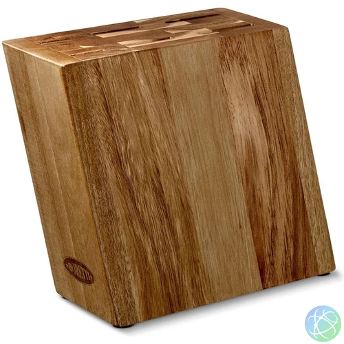 FSC akácfa késtartó blokk, 23×9.5×21.1 cm, 6 késhely