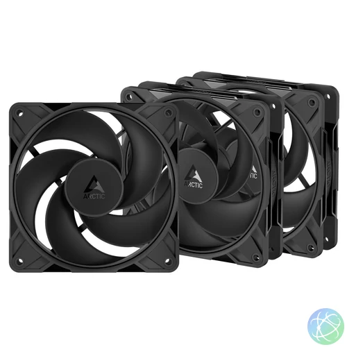 P12 Pro Reverse Black (3 pack) 120mm-es ventilátor csomag