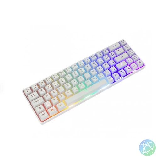 WS GK-2201W-HU RONIN-W fehér magyar!! membrán gamer billentyűzet