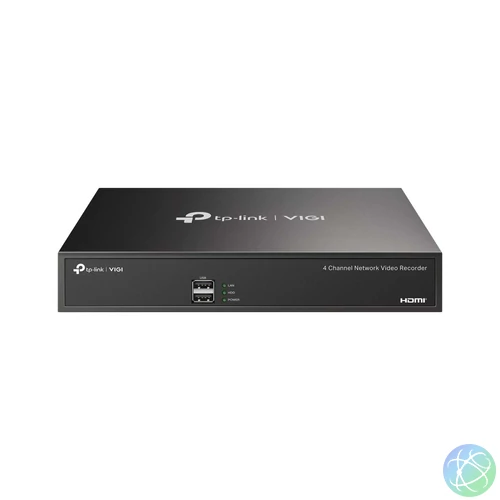 NVR1004H NVR rögzítő, 4 csatorna, H265+, 5MP, HDMI, VGA