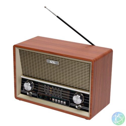 RRT 4B retro rádió és hangfal bluetooth kapcsolattal
