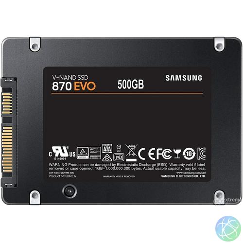 500GB, SATA3, 2,5", 870 EVO SSD (MZ-77E500B/EU)