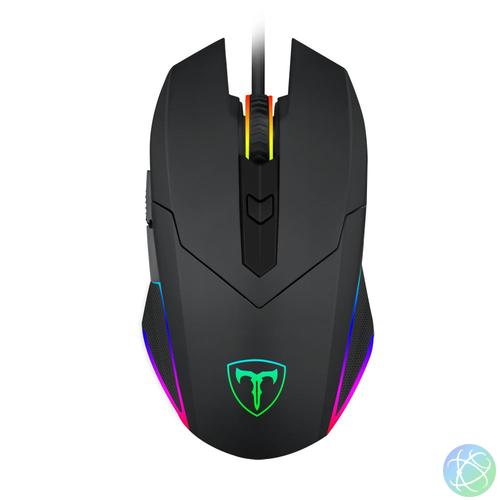 LANCE CORPORAL vezetékes fekete gamer egér RGB megvilágítással, 3200 DPI
