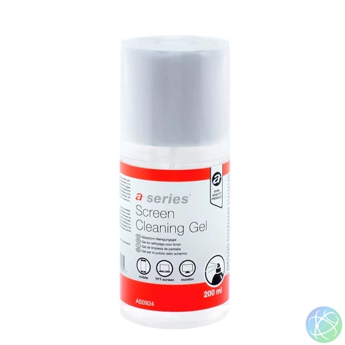 Monitor tisztító spray 200ml, mikroszálas kupakkal A-series