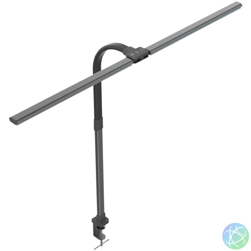 Asztali LED lámpa, duplafejű, 18W, AVIDE, fekete