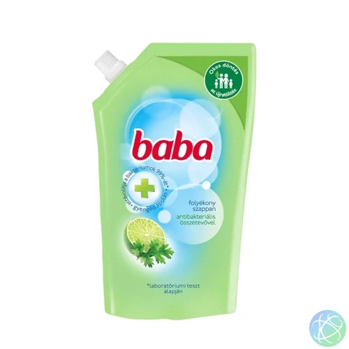 Folyékony szappan utántöltő 500 ml Baba Antibakteriális Lime
