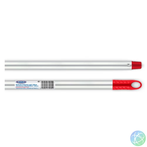 Felmosónyél / partvis nyél fém/alukróm 130 cm menetes véggel Bonus_B559