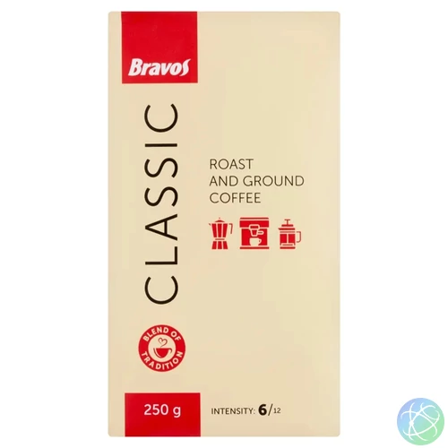 Kávé őrölt 250g Bravos Classic
