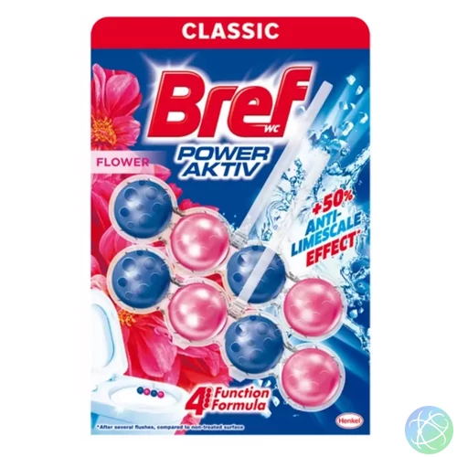 WC illatosító 2 x 50 g golyós Power Aktiv Bref Flower Blossom