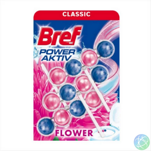 WC illatosító golyós 3 x 50 g Power Aktiv Bref Fresh Flower