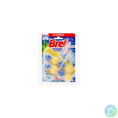 WC illatosító 2 x 50 g golyós Power Aktiv Bref Lemon