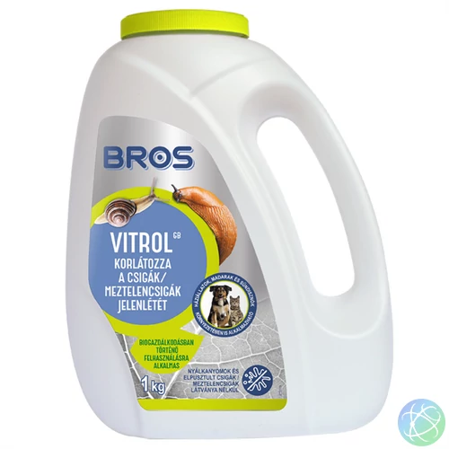 Csiga- és meztelencsigaölő szer 1 kg Bros