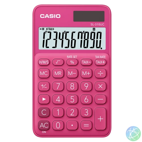 Zsebszámológép 10 digit Casio SL 310 rózsaszín