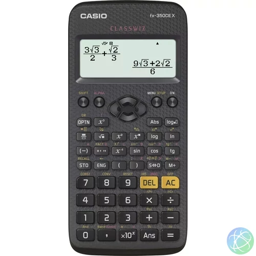 Számológép tudományos 379 funkciós Casio FX 350 CE X fekete