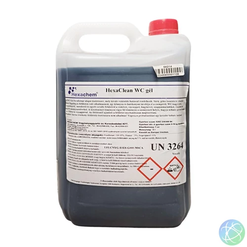 WC tisztító gél 5 liter Hexaclean