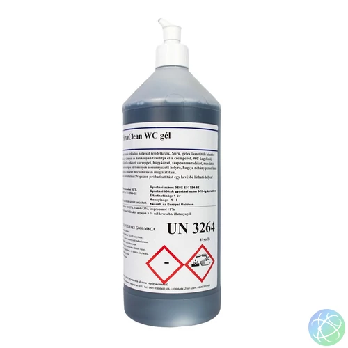 WC tisztító gél 1 liter Hexaclean