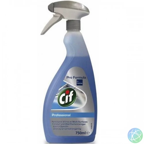 Ablaktisztító szórófejes 750 ml Window & Multisurface Professional Cif